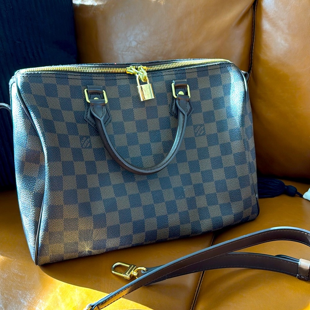 Authentic Louis Vuitton Speedy 35 Bondoulier